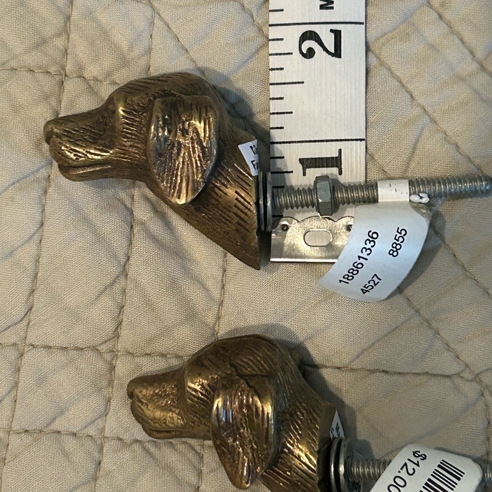 Vintage Anthropologie Dog Head Drawer Knobs - Picture 9 of 9